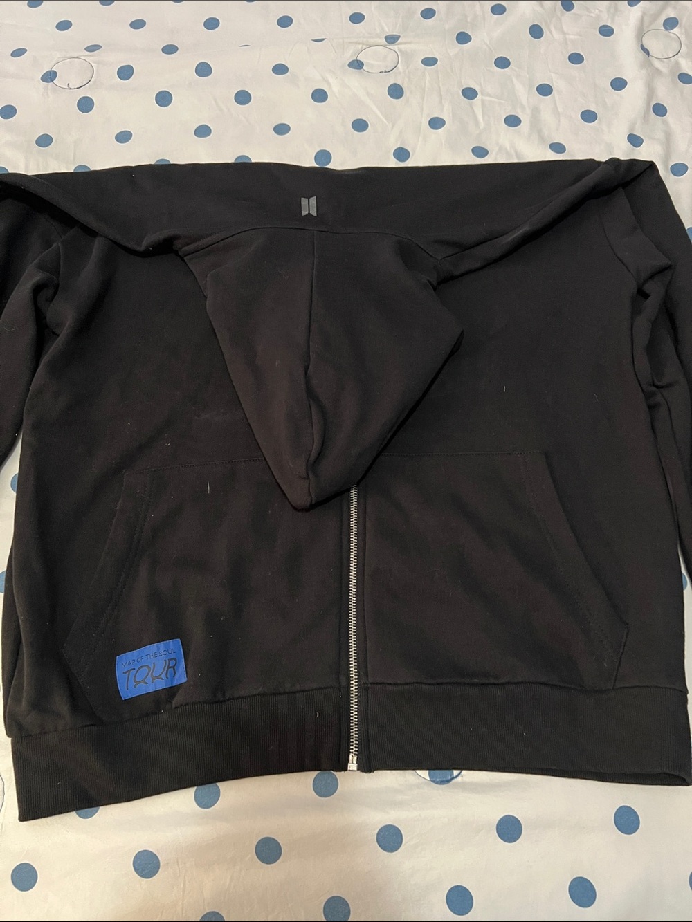 BTS Map of the Soul Tour Black Zip-Up Hoodie